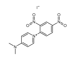 4-(dimethylamino)-1-(2,4-dinitrophenyl)pyridin-1-ium iodide Structure