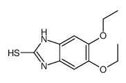 5,6-diethoxy-1,3-dihydrobenzimidazole-2-thione Structure