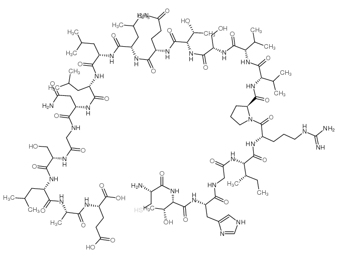 HIV (gp120) Fragment (254-274)结构式