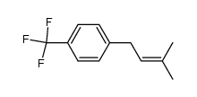 1-(3-methylbut-2-en-1-yl)-4-(trifluoromethyl)benzene Structure