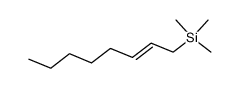 (E)-trimethyl(oct-2-enyl)silane结构式