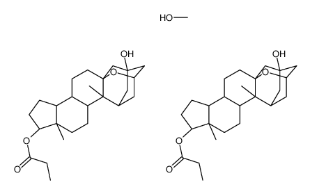 1,3-trimethylene-2',5-epoxyandrostane-3,17-diol 17-propionate结构式