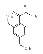 2-bromo-2-4-dimethoxypropiophenone结构式