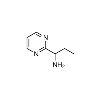 1-(嘧啶-2-基)丙烷-1-胺结构式