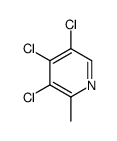 3,4,5-三氯-2-甲基吡啶结构式
