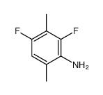 Benzenamine, 2,4-difluoro-3,6-dimethyl- (9CI) Structure