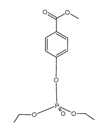 diethyl p-methoxycarbonylphenyl phosphate结构式
