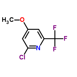 2-Chloro-4-methoxy-6-(trifluoromethyl)pyridine Structure