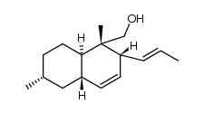 ((1S,2R,4aS,6R,8aR)-1,6-dimethyl-2-((E)-prop-1-en-1-yl)-1,2,4a,5,6,7,8,8a-octahydronaphthalen-1-yl)methanol结构式