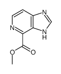 1H-咪唑并[4,5-c]吡啶-4-甲酸甲酯结构式