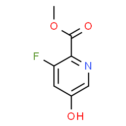 3-氟-5-羟基吡啶甲酸甲酯结构式