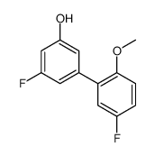 3-fluoro-5-(5-fluoro-2-methoxyphenyl)phenol Structure