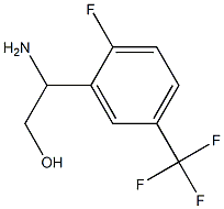 2-AMINO-2-[2-FLUORO-5-(TRIFLUOROMETHYL)PHENYL]ETHAN-1-OL Structure