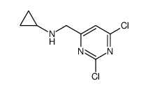 2,6-二氯-N-环丙基-4-嘧啶甲胺结构式