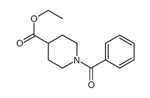 1-BENZOYL-PIPERIDINE-4-CARBOXYLIC ACID ETHYL ESTER Structure