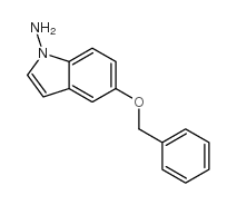 5-(苄氧基)-1H-吲哚-1-胺结构式