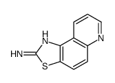 thiazolo(4,5-f)quinolin-2-amine Structure