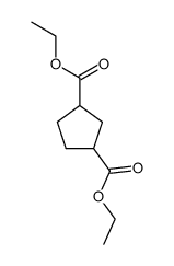 diethyl cyclopentane-1,3-dicarboxylate Structure