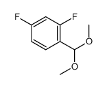 1-(dimethoxymethyl)-2,4-difluorobenzene Structure