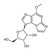 N2,3-Etheno-O6-methylguanosine结构式