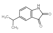 5-Isopropylindoline-2,3-dione Structure