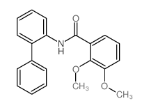 Benzamide,N-[1,1'-biphenyl]-2-yl-2,3-dimethoxy- Structure