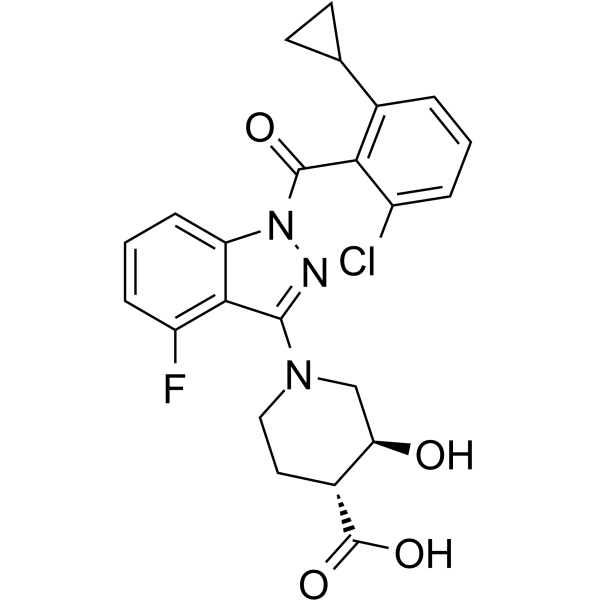 RORγt inhibitor 1结构式
