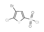 4-溴-5-氯噻酚-2-磺酰氯结构式