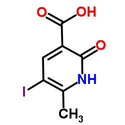 5-Iodo-6-methyl-2-oxo-1,2-dihydro-3-pyridinecarboxylic acid Structure