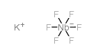 potassium,hexafluoroniobium(1-) Structure