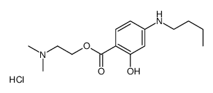 2-(dimethylamino)ethyl 4-(butylamino)-2-hydroxybenzoate,hydrochloride结构式