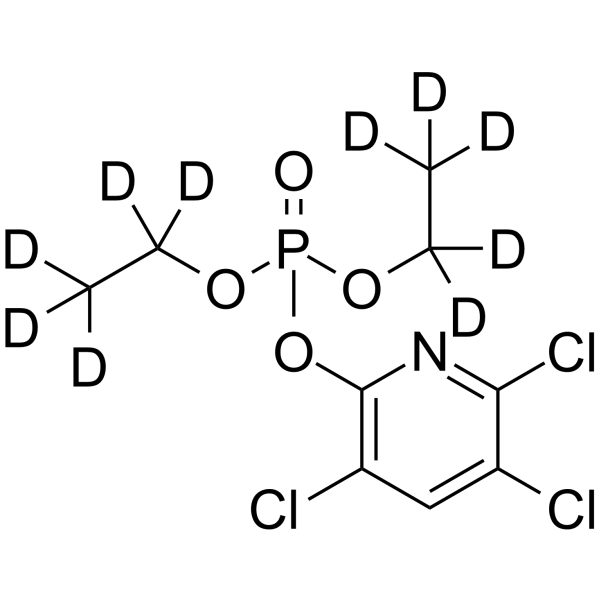 Chlorpyrifos-oxon-d10 Structure