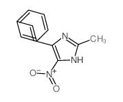 2-methyl-4-nitro-5-(2-phenylethenyl)-1H-imidazole结构式