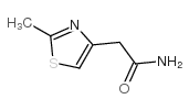 2-甲基-4-噻唑乙酰胺结构式