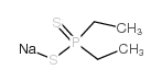 sodium diethyl thiophosphinate Structure