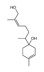 1-(7-hydroxy-6-methylhept-5-en-2-yl)-4-methylcyclohex-3-en-1-ol结构式