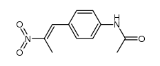 1-(p-Acetamidophenyl)-2-nitropropen结构式
