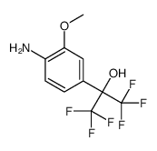 2-(4-氨基-3-甲氧基苯基)-1,1,1,3,3,3-六氟-2-丙醇结构式