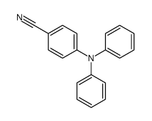 4-(二苯氨基)苯甲腈结构式