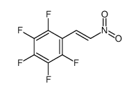 反式-2,3,4,5,6-五氟-β-硝基苯乙烯结构式