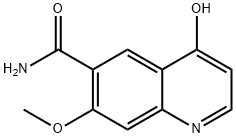 7-甲氧基-4-氧代-1,4-二氢喹啉-6-甲酰胺结构式