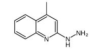 2-肼基-4-甲基喹啉结构式