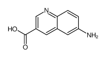 6-氨基喹啉-3-羧酸结构式