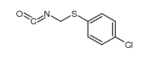 Isocyanatomethyl 4-chlorophenyl sulfide结构式