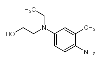 2-[4-氨基(乙基)-3-甲基苯胺]-1-乙醇结构式