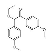 2-ethoxy-4'-methoxy-2-(p-methoxyphenyl)acetophenone Structure