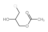 1,2-Propanediol,3-chloro-, 1-acetate structure