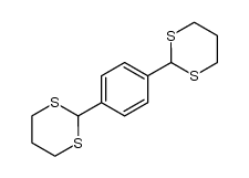 2,2'-p-phenylene-bis-[1,3]dithiane Structure