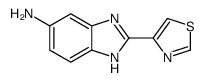 2-thiazol-4-yl-3H-benzoimidazol-5-ylamine结构式