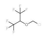 Chloromethyl-1,1,1,3,3,3-hexafluoroisopropyl ether structure